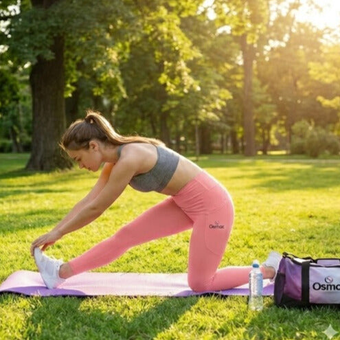 Legging Rose Pastel – Confort & Féminité